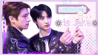 🍇SUNGHOON 100% JAKE BIASED 🍇 (Jakehoon moments #2)  jake is my favorite -sunghoon 2020