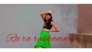 Ra Ra Rakkamma (telugu) |  DANCE cover  | nandy goldy | adithi(goldy)