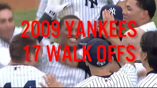 2009 Yankees - 17 WALK-OFF VICTORIES