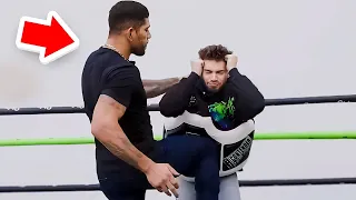 Alex Pereira Trains Adin Ross..