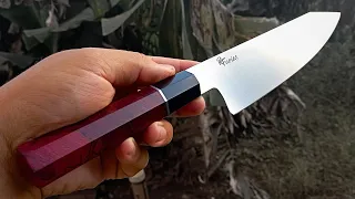 Fazendo uma faca chef japonesa | making a japanese knife