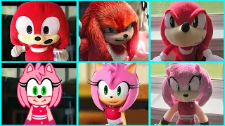 Sonic The Hedgehog Movie AMY SONIC BOOM vs Knuckles Uh Meow All Designs Compilation 2