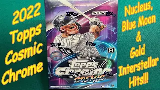 ☄️2022 Topps Cosmic Chrome☄️Out of This World Interstellar & Blue Moon Hits!!!