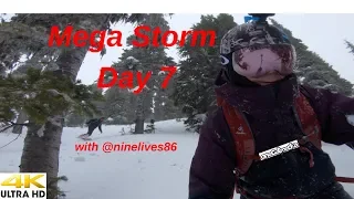Mega Storm Day 7   with the Carpenter at WhistlerBlackcomb in 4K