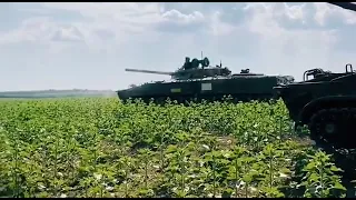 Rare footage, BMP-3 infantry fighting vehicles captured by Ukrainian