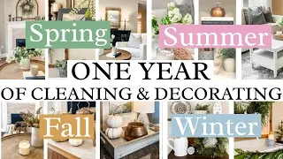 EXTREME CLEANING AND DECORATING MARATHON | One Year of Cleaning and Decorating Motivation