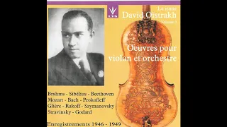 David Oistrakh - Stravinsky Violin Concerto in D major (complete)