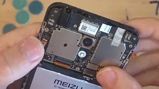 MEIZU M8C DISASSEMBLY MOTHERBOARD BATTERY CAMERA REPLACEMENT REPAIR