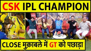 🔴CHENNAI SUPER KINGS IPL CHAMPION CLOSE मुक़ाबले में GT को पछाड़ा  | #csk #gt #jadeja