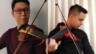 Santa Claus Is Coming To Town violin cover ft Martin Looi