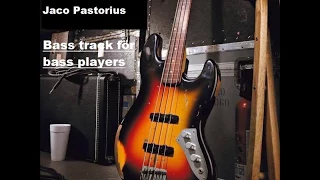 Teen Town  - Jaco Pastorius - Play along -No bass.