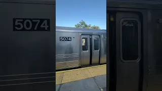 R68A Q Train Door Chime #5074 which no longer has the inverted door chime.