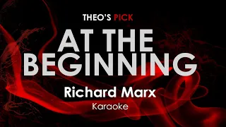 At The Beginning - Richard Marx karaoke