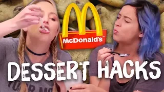 McDonald’s DESSERT HACKS (Cheat Day)