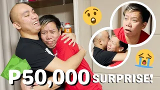 50K PESOS SURPRISE FOR LASSY (GRABE YUNG REACTION NIYA) | CHAD KINIS VLOGS