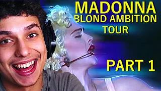 Madonna - Blond Ambition World Tour REACTION!! (Part 1)