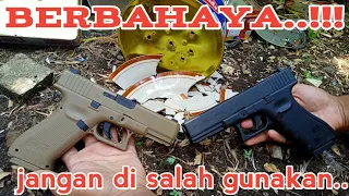 BERBAHAYA ‼️‼️ GLOCK22 FULL UP X UMAREX GLOCK19X FULL UP....wa.081901760311