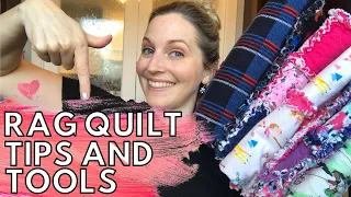 RAG QUILT TIPS & TRICKS, PLUS RAG QUILT TOOLS to use when making your rag quilt (Rag Quilt Ideas!)