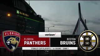 Bally Sports Florida intro to the Stanley Cup Playoffs Game 1: Florida Panthers @ Boston Bruins
