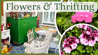 Thrifting for Garden Decor and Plant Shopping! 🌸🛍️😍