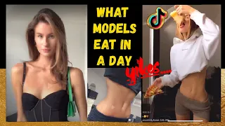 Freelee reacts to what models eat in a day on TikTok 😳... #25