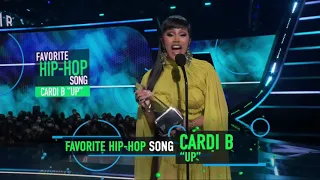 Cardi B Wins Favorite Hip-Hop Song - AMAs 2021