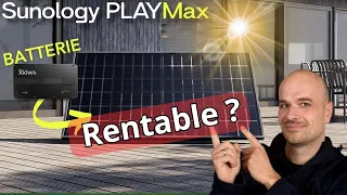 Ce panneau SOLAIRE Plug&Play avec batterie est-il RENTABLE ?  (Sunology play max)