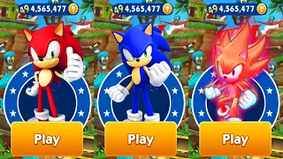 Sonic Dash - Sonic vs Red Super Sonic vs Red Sonic defeat All Bosses Zazz Eggman - Run Gameplay