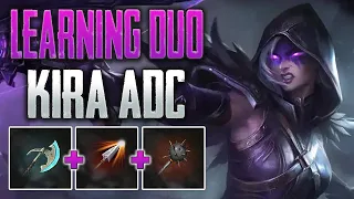 LEARNING THE DUO LANE! Kira ADC Gameplay (Predecessor)