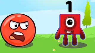 Numberblock vs Red Ball 4 Big Ball vs Big Boss War