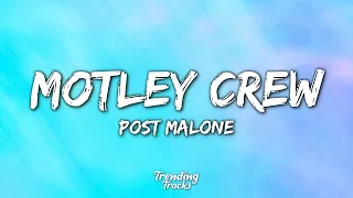 Post Malone - Motley Crew (Clean - Lyrics)