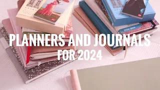 📅 planners and journals for 2024 // notebook therapy, paperblanks, midori