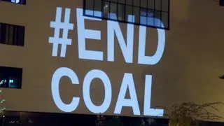 Activists Project "End Coal" Around Portland!