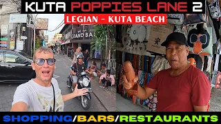 Guide To Kuta Bali Market Shopping/Bars/Restaurants Poppies lane 2