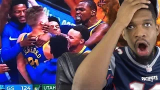 Bro....No Way.... WARRIORS vs JAZZ HIGHLIGHTS REACTION