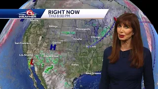 Cold front Friday evening