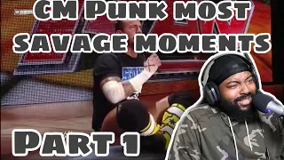 CM Punk most savage moments Part 1 (Reaction)