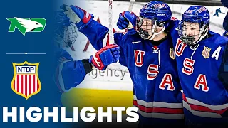 North Dakota vs USA U18 | NCAA College Hockey | Highlights - December 30, 2023