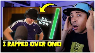 D-low - Skill levels of Beatbox (0-100%) Reaction | I RAPPED OVER HIS BEATBOXING!