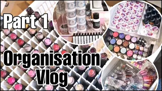 NAIL TECH VLOG: Organisation Vlog! Part 1 Organizing My Home Salon