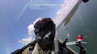 F/A-18A Hornet - Sydney Harbour Fly Over on Australia Day 2019