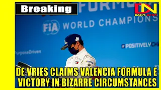 De Vries claims Valencia Formula E victory in bizarre circumstances