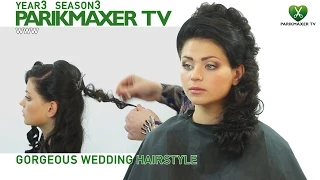 Эффектная вечерняя прическа Gorgeous wedding hairstyle парикмахер тв parikmaxer.tv