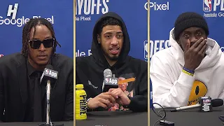 Tyrese Halliburton, Myles Turner & Pascal Siakam talk Game 7 win vs Knicks, Postgame Interview 🎤