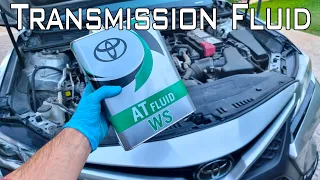 Here is how to Change Transmission Fluid on 2019 Toyota camry/Cars  without Transmission dipstick