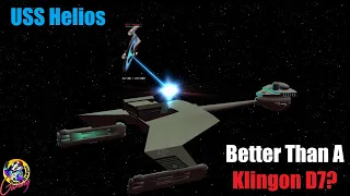 USS Helios ENGAGES a Klingon D7 Battlecruiser - Star Trek Ship Battles - Bridge Commander -