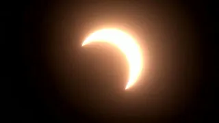 People camping at Weiss Field in Avon Lake for Total Solar Eclipse