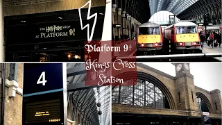 The Real Platform 9 3/4 at Kings Cross Station | Harry Potter shop POV