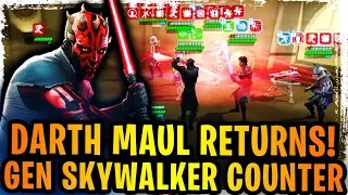 Darth Maul Lead Returns to Counter Relic 7 General Skywalker! Instantly Defeat Skywalker!