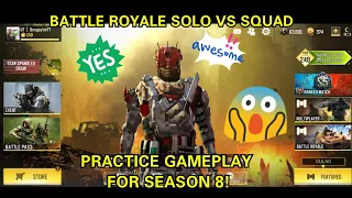 CALL OF DUTY MOBILE SEASON 8 IS ALMOST HERE!! SOLO VS SQUAD PRACTICE GAMEPLAY TAGALOG COMMENTARY!